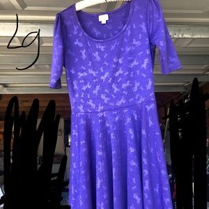 Lularoe Unicorn print Nicole dress